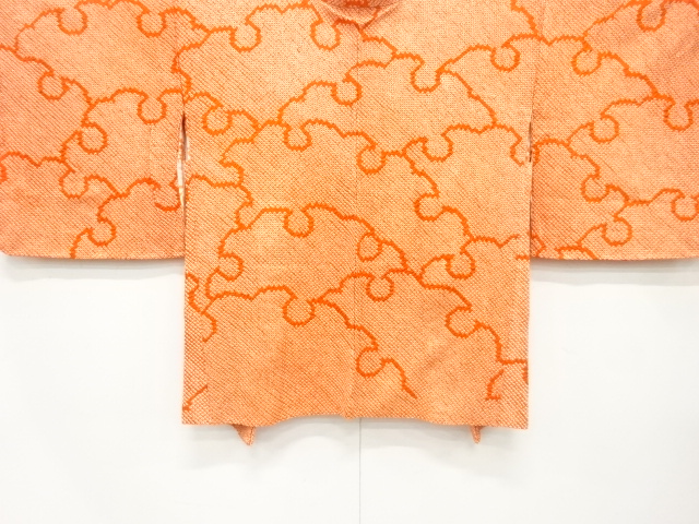 未使用品　本総絞り　雪輪模様　絵羽織